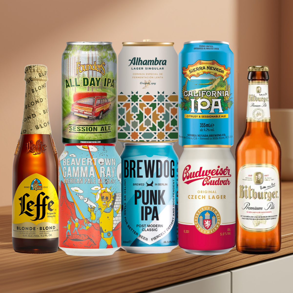 World Craft Beer Mixed Case of Pale Ale, IPA &amp; Lager