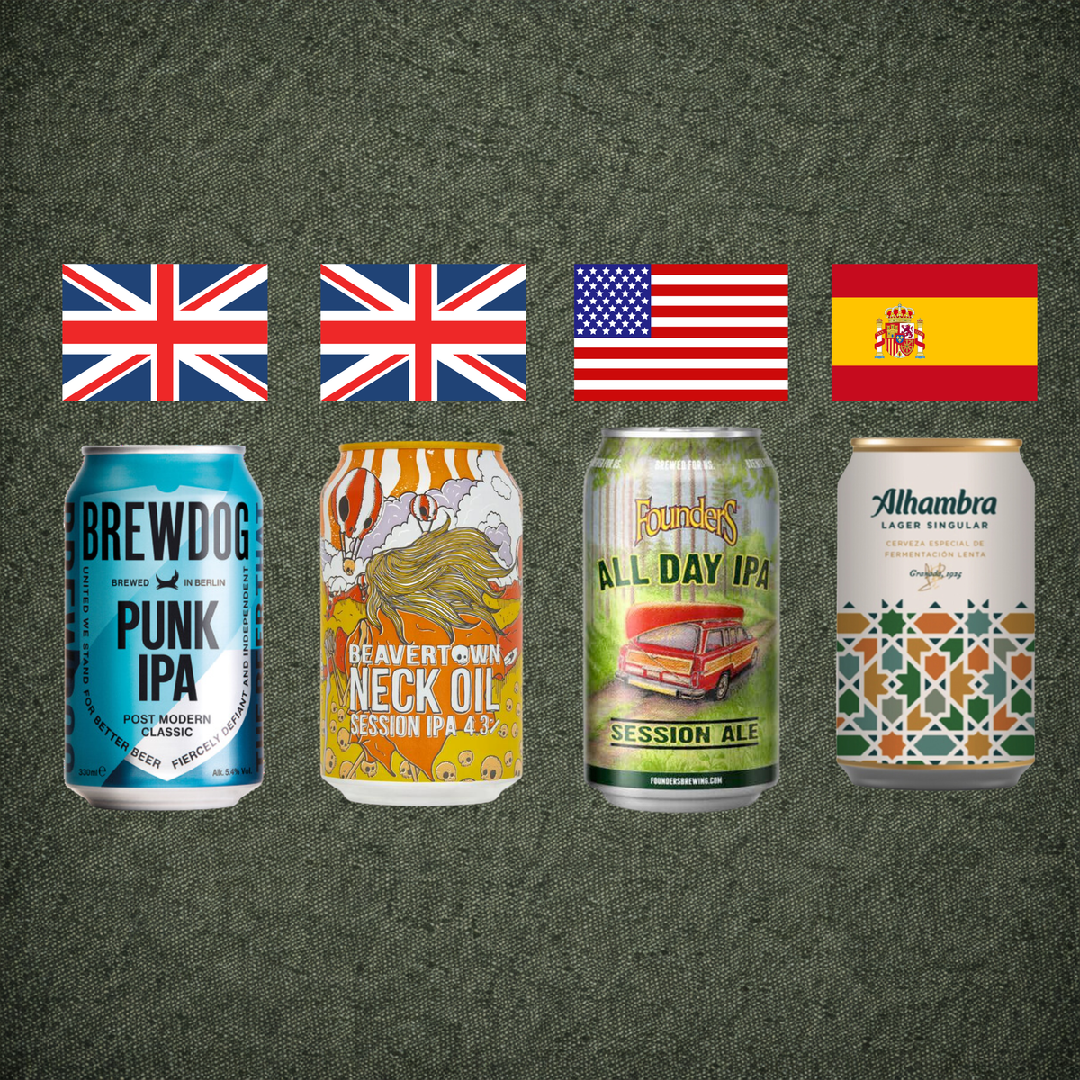 World Craft Beer Mixed Case of Pale Ale, IPA &amp; Lager