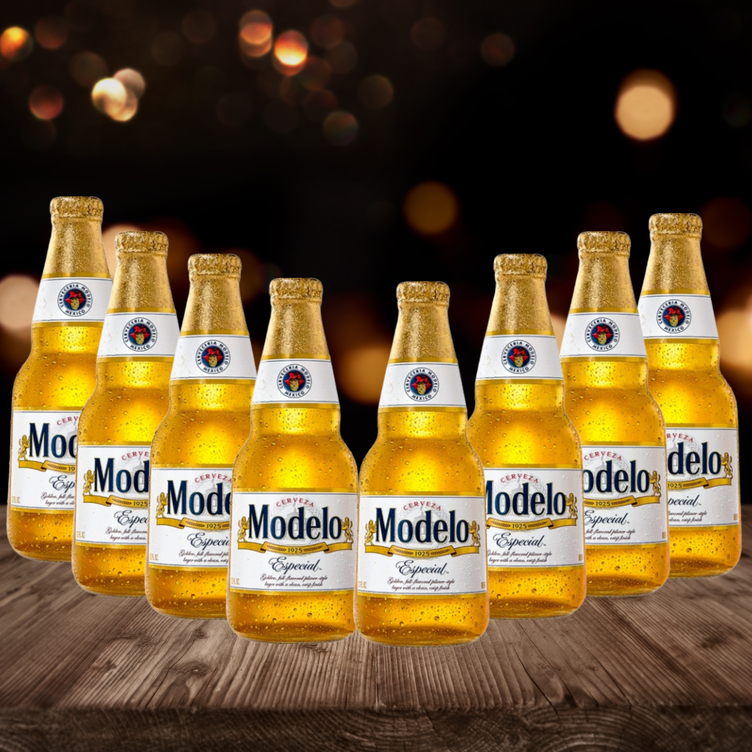 Modelo Especial Mexican Lager 355ml Bottles (Multipack) - 4.5% ABV