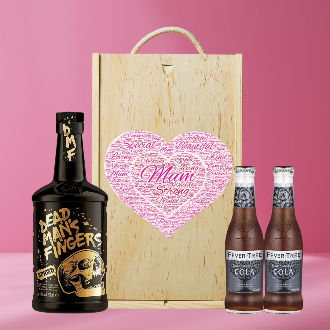 Mother's Day Dead Mans Original Spiced Rum Gift Set with Fever Tree Cola (70cl)