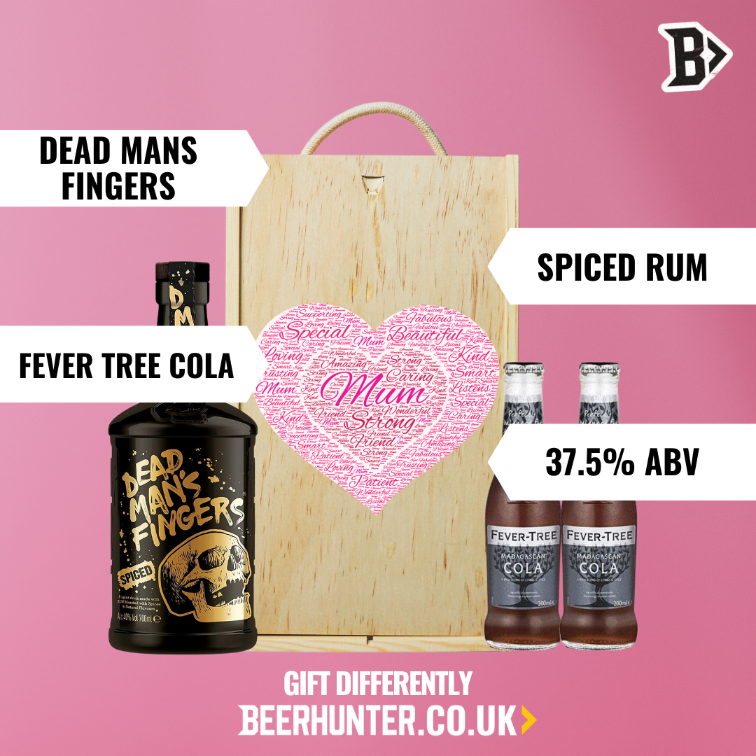 Mother's Day Dead Mans Original Spiced Rum Gift Set with Fever Tree Cola (70cl)