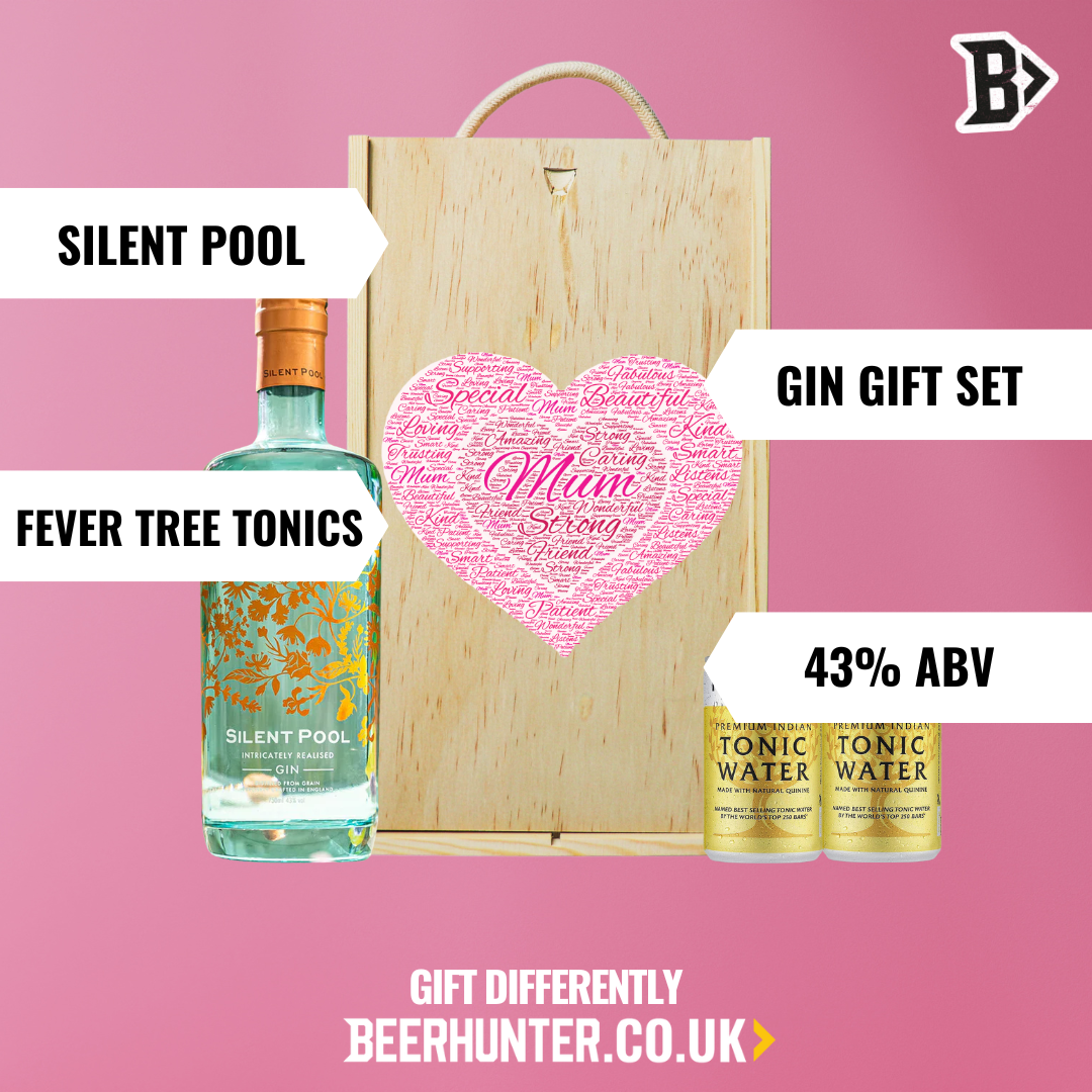 Mother's Day Silent Pool Gin Gift Set with Fever Tree Tonics (70cl)