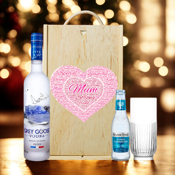 Mum Grey Goose Vodka Gift Set with Fever Tree Lemonade Vodka