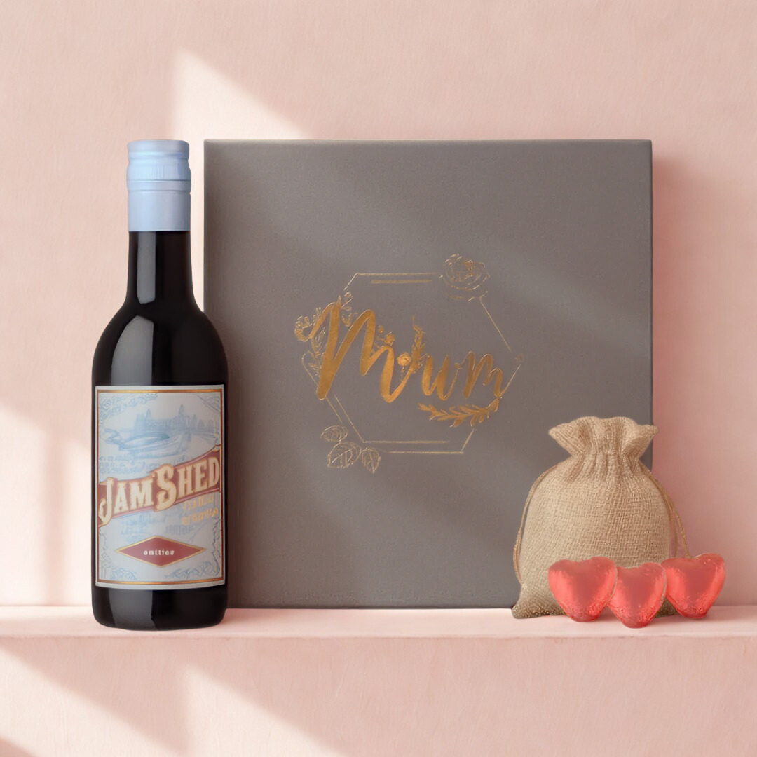 Mum Jam Shed Shiraz Red Wine & Chocolates Gift Set (18.7cl) - BEERHUNTER
