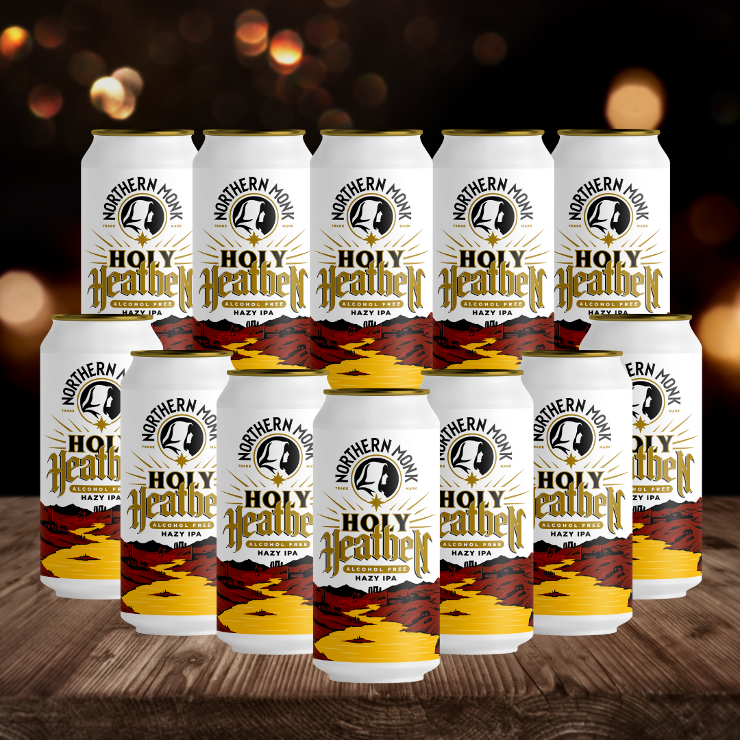 Northern Monk Holy Heathen Low Alcohol Hazy IPA 440ml Cans - 0.5% ABV (12 Pack)