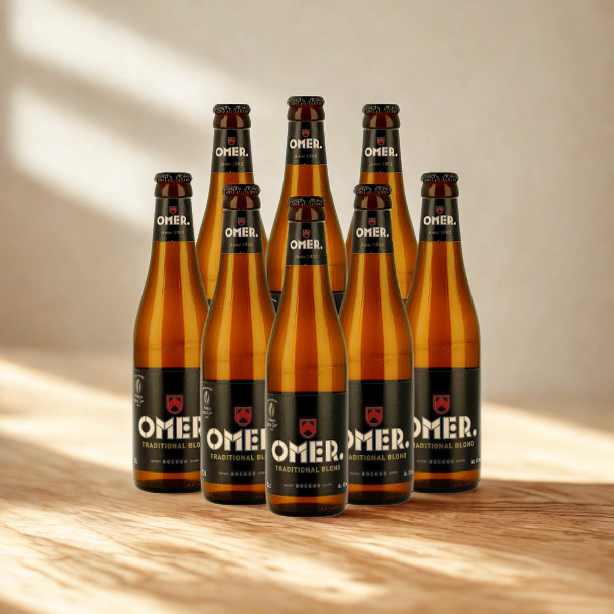 Omer Traditional Blonde Belgian Beer 330ml Bottles – 8.0% ABV (Multipack)