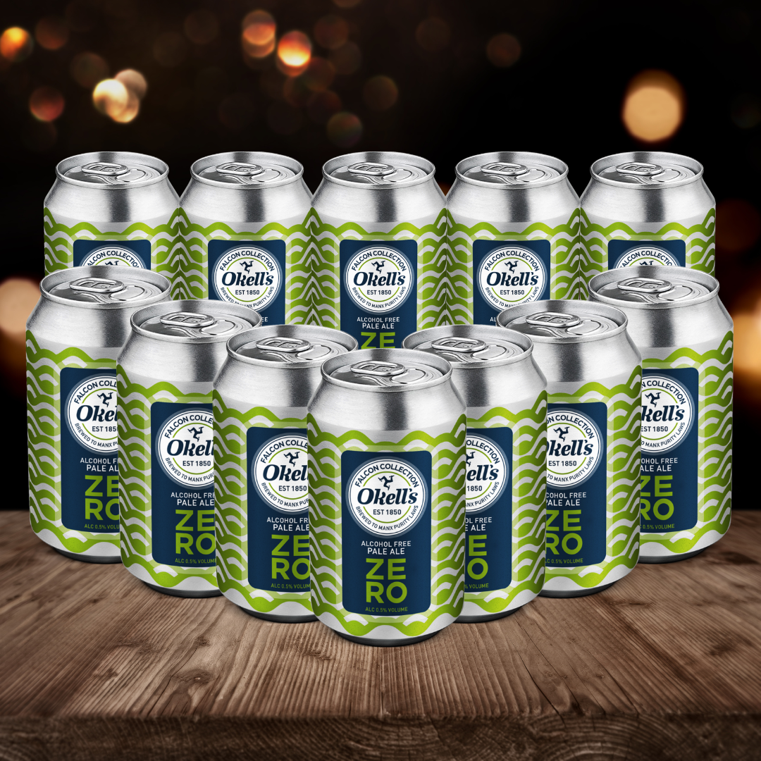 Okell&#39;s Isle of Man Alcohol Free Pale Ale 330ml Cans - 0.5% ABV (12 Pack) - BEERHUNTER
