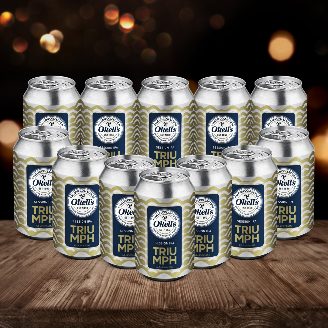 Okell&#39;s Isle of Man Session IPA 330ml Cans - 4.2% ABV (12 Pack) - BEERHUNTER