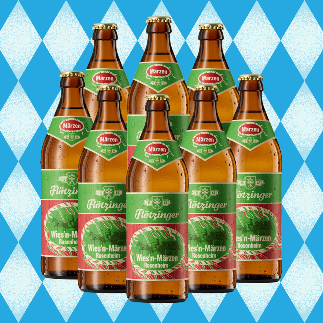 Flotzinger Weiz'n Marzen Festbier German Beer 500ml Bottles - 5.8% ABV (Multipack)