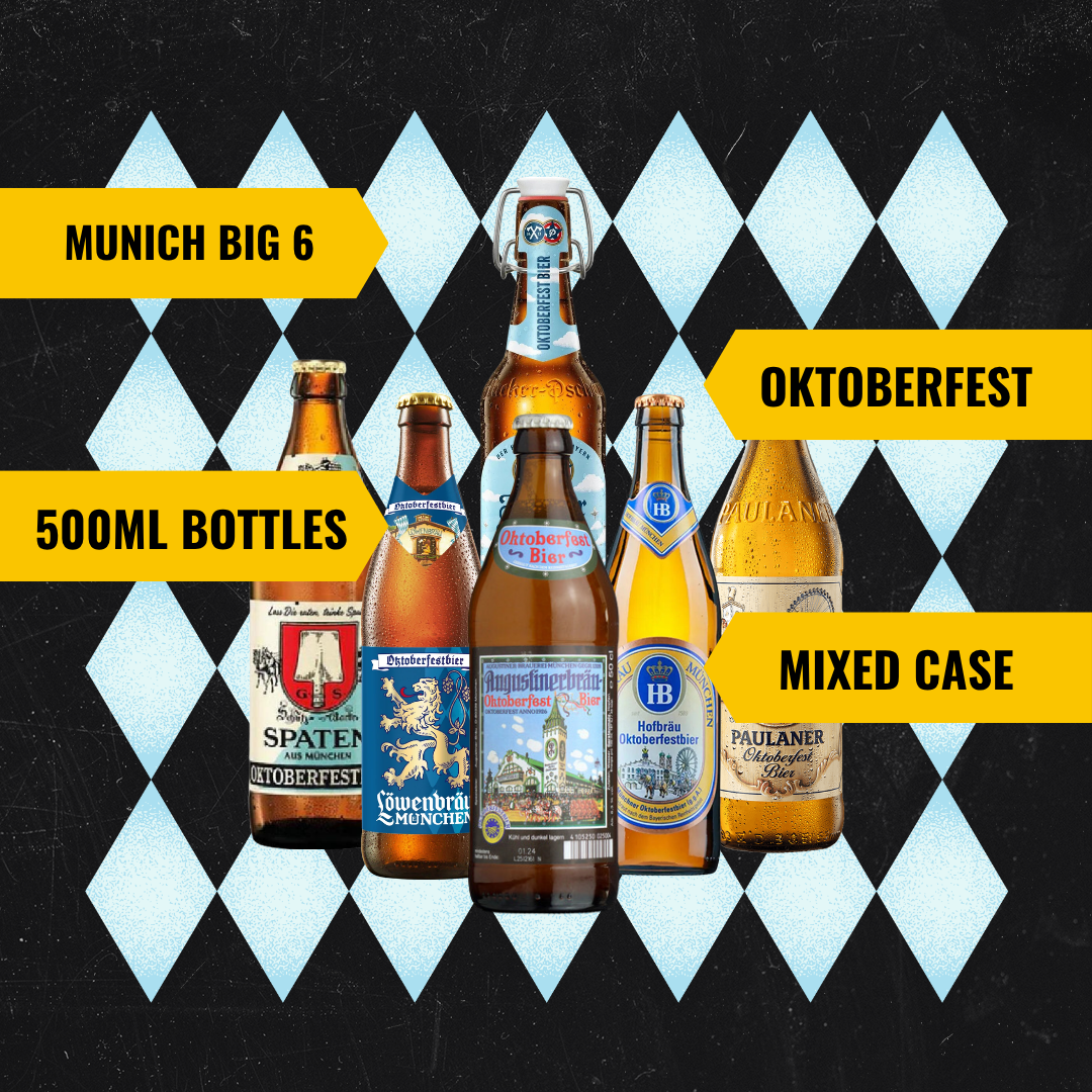 Munich Oktoberfest Beer Mixed Case 2026 – Official Big 6 German Oktoberfest Beers