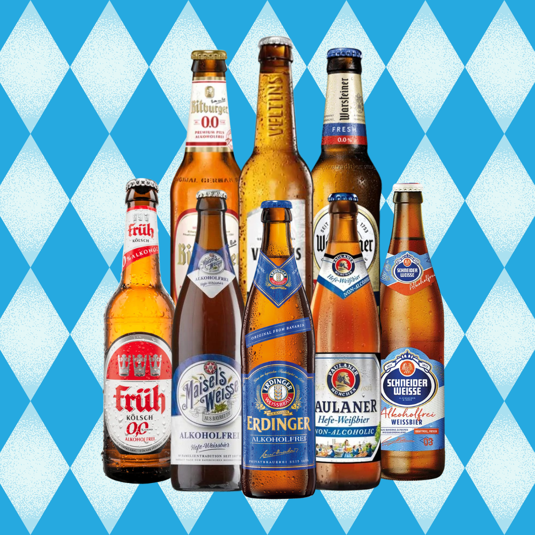 Oktoberfest Alcohol Free Mixed Beer Case Non Alcoholic Beer (8 Pack)