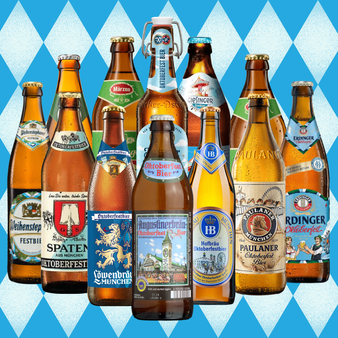 Oktoberfest &amp; Festbier German Beer Mixed Case 2026 (12 Pack) – Official Munich Oktoberfest &amp; Seasonal Festbier Collection