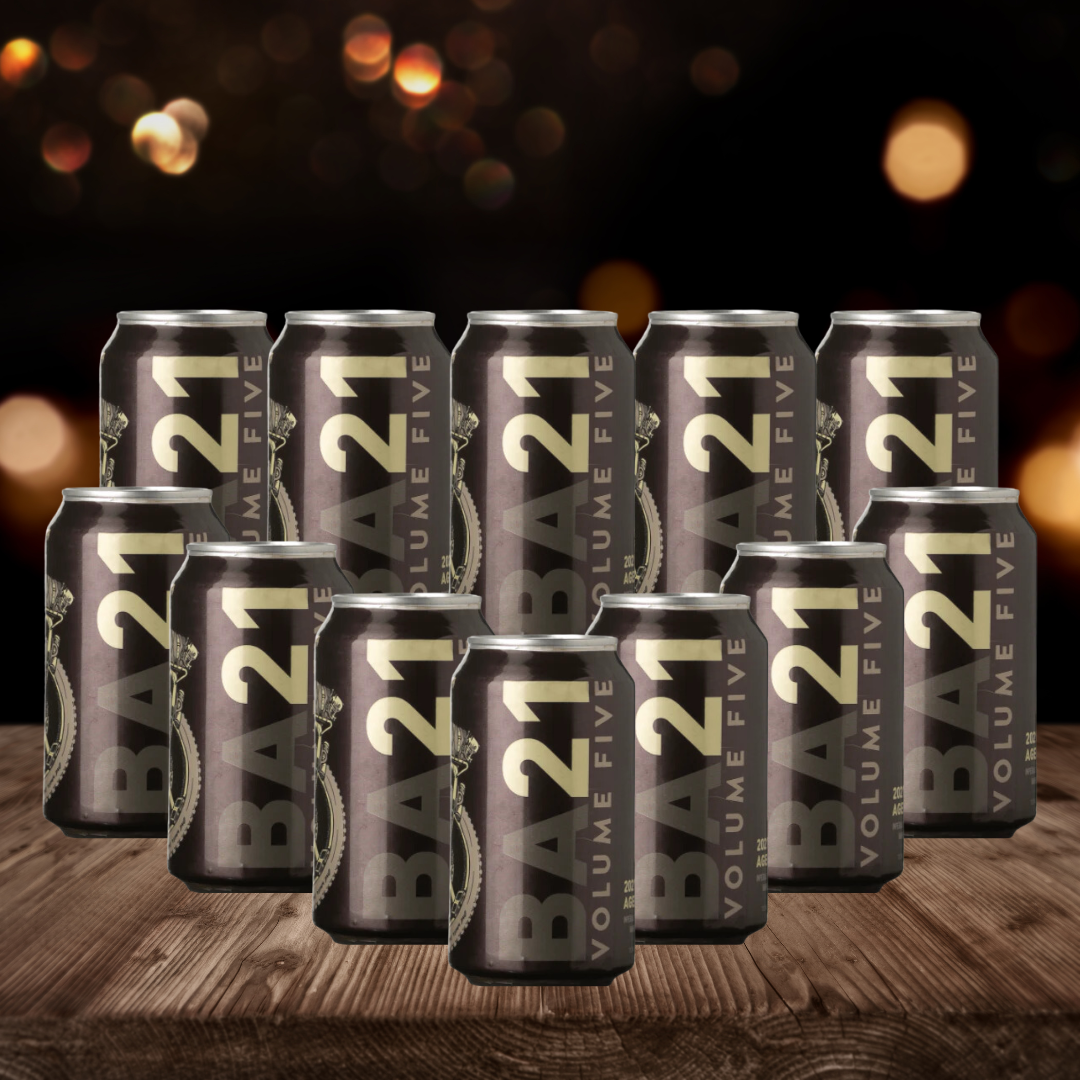 Oskar Blues BA21 Vol.5 American Bourbon Stout 355ml Cans - 13.30% ABV (12 Pack)