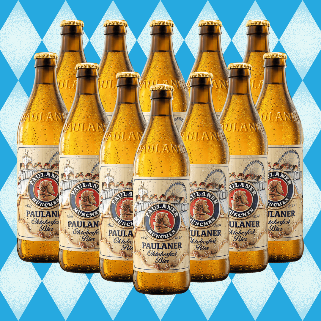 Paulaner Munchen Oktoberfest Bier 500ml Bottles - 6.0% ABV (12 Pack) - BEERHUNTER