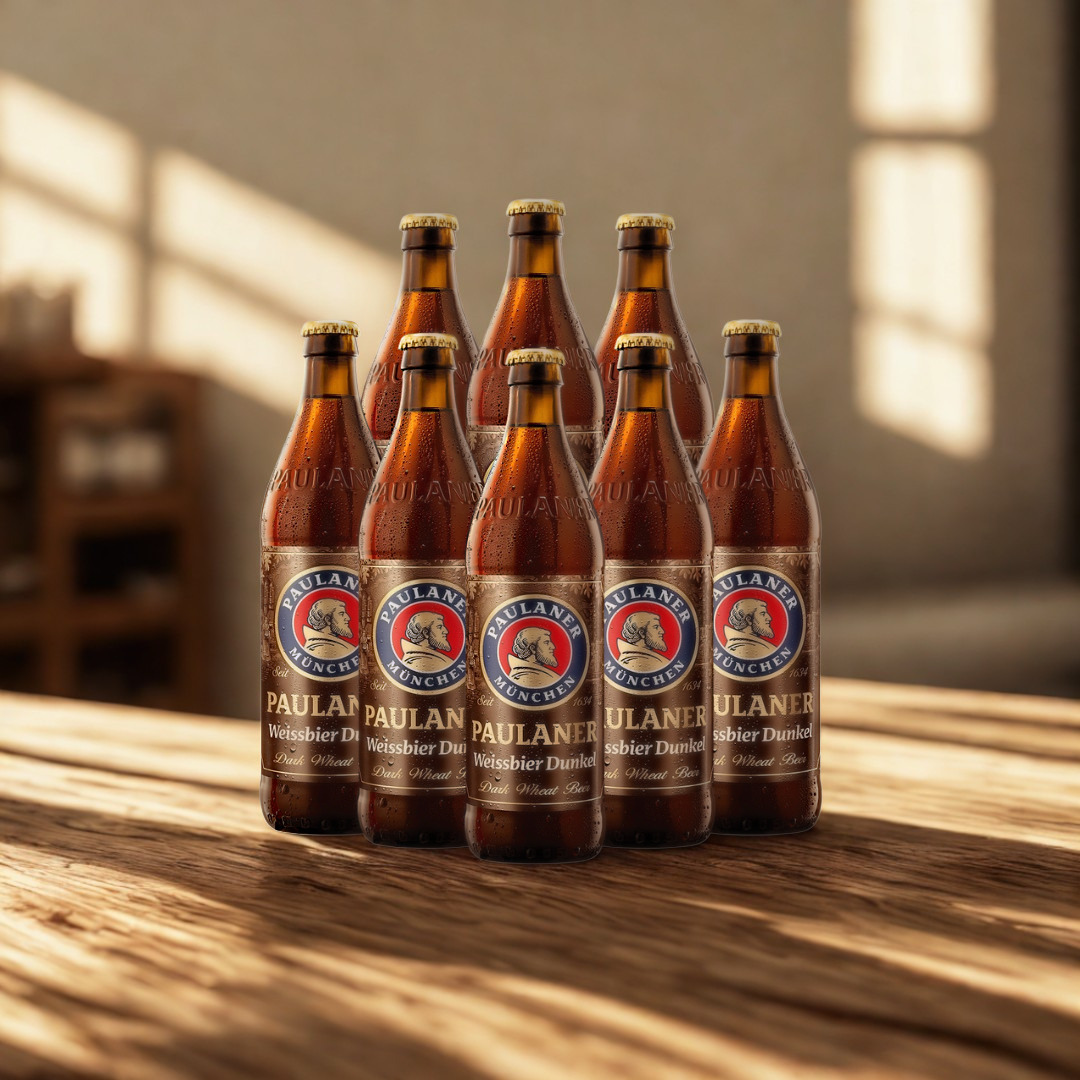 Paulaner Weissbier Dunkel 500ml Bottles - 5.0% ABV (Multipack)