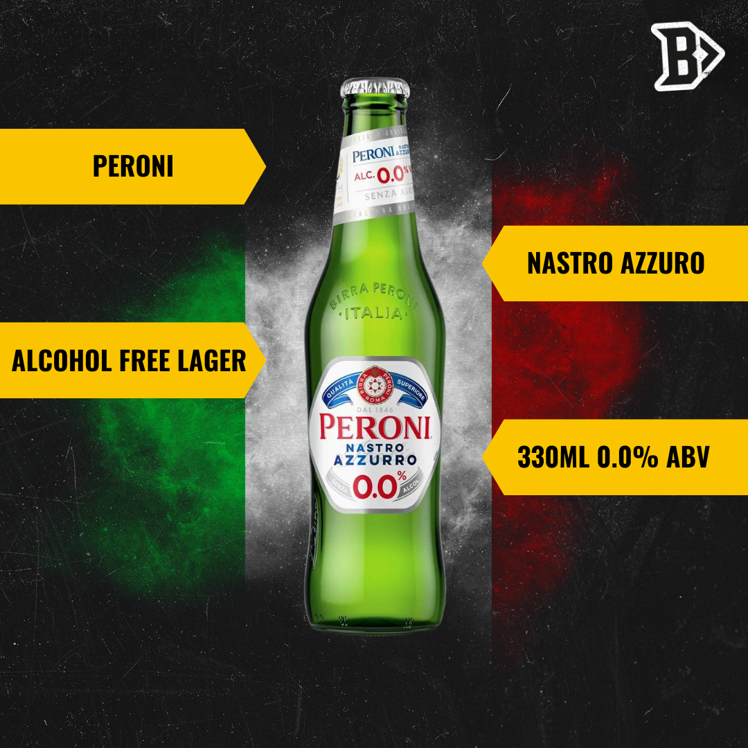 Peroni Botle Peroni Nastro Azzurro Alcohol Free Lager 330ml Bottles (12 Pack) - 0.0 ...