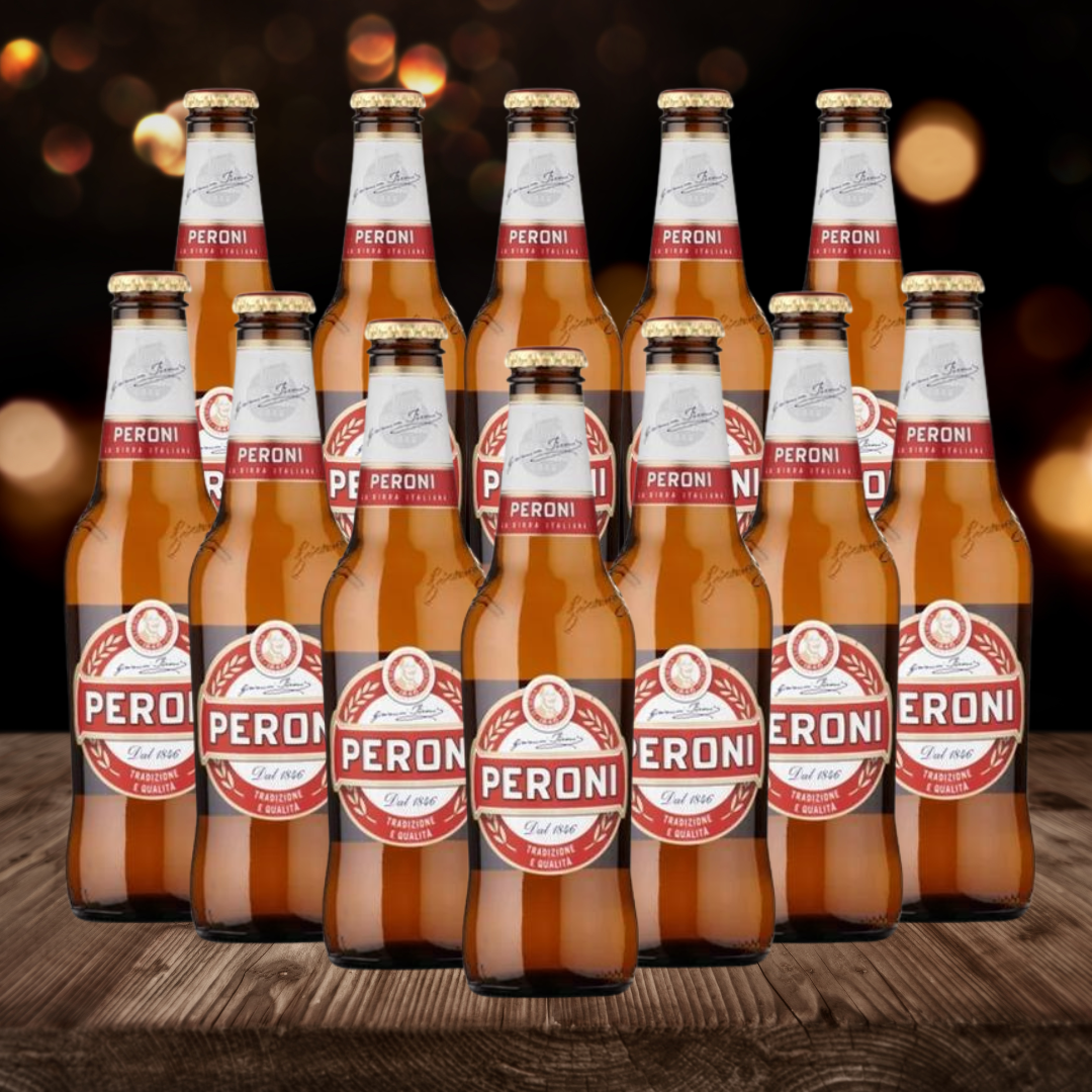 Peroni Originale Red Label Premium Italian Lager - 4.3% ABV (12 Pack) - BEERHUNTER