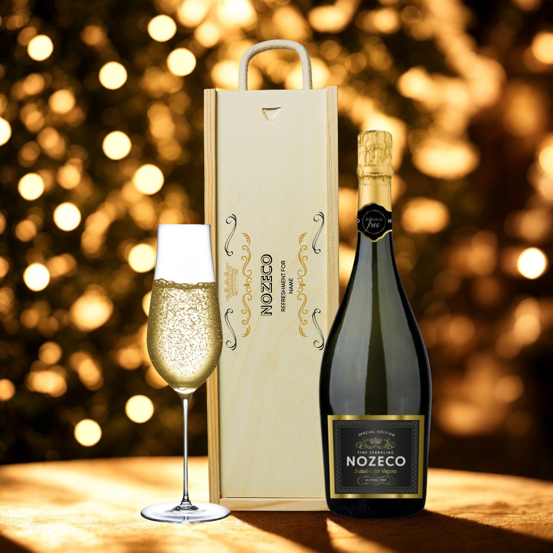 Personalised Nozeco Alcohol Free Gift Box -75cl