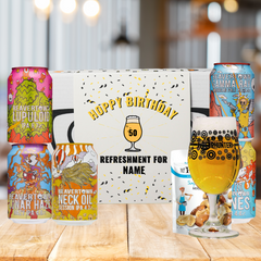 Personalised Beavertown Birthday Craft Beer Gift Set - IPA, Pale