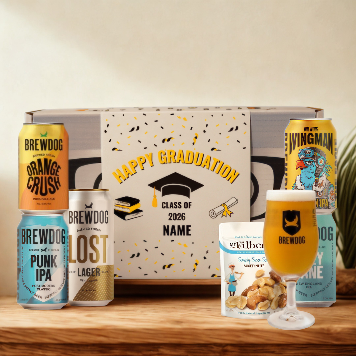 Personalised Brewdog Graduation Craft Beer Gift Set (5 x 330ml)