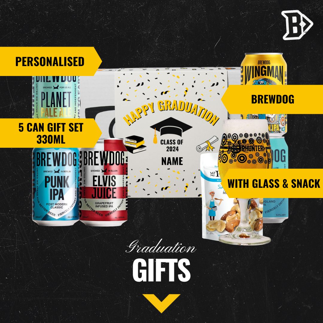 Personalised Brewdog Graduation Craft Beer Gift Set (5 x 330ml)