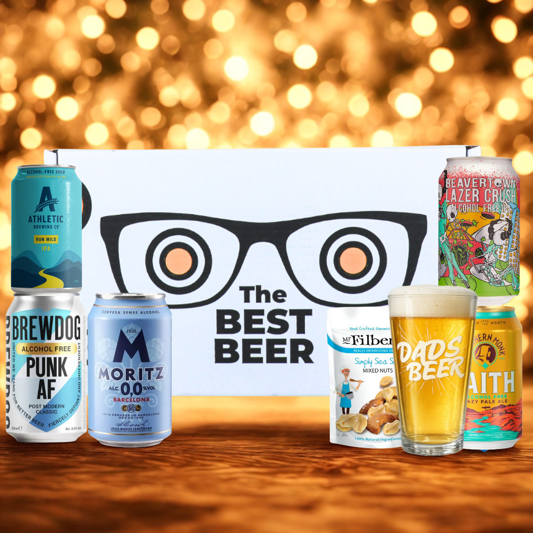 Alcohol-Free “Best Dad” Gift Pack (5 x 330ml) with Dad’s Beer Glass