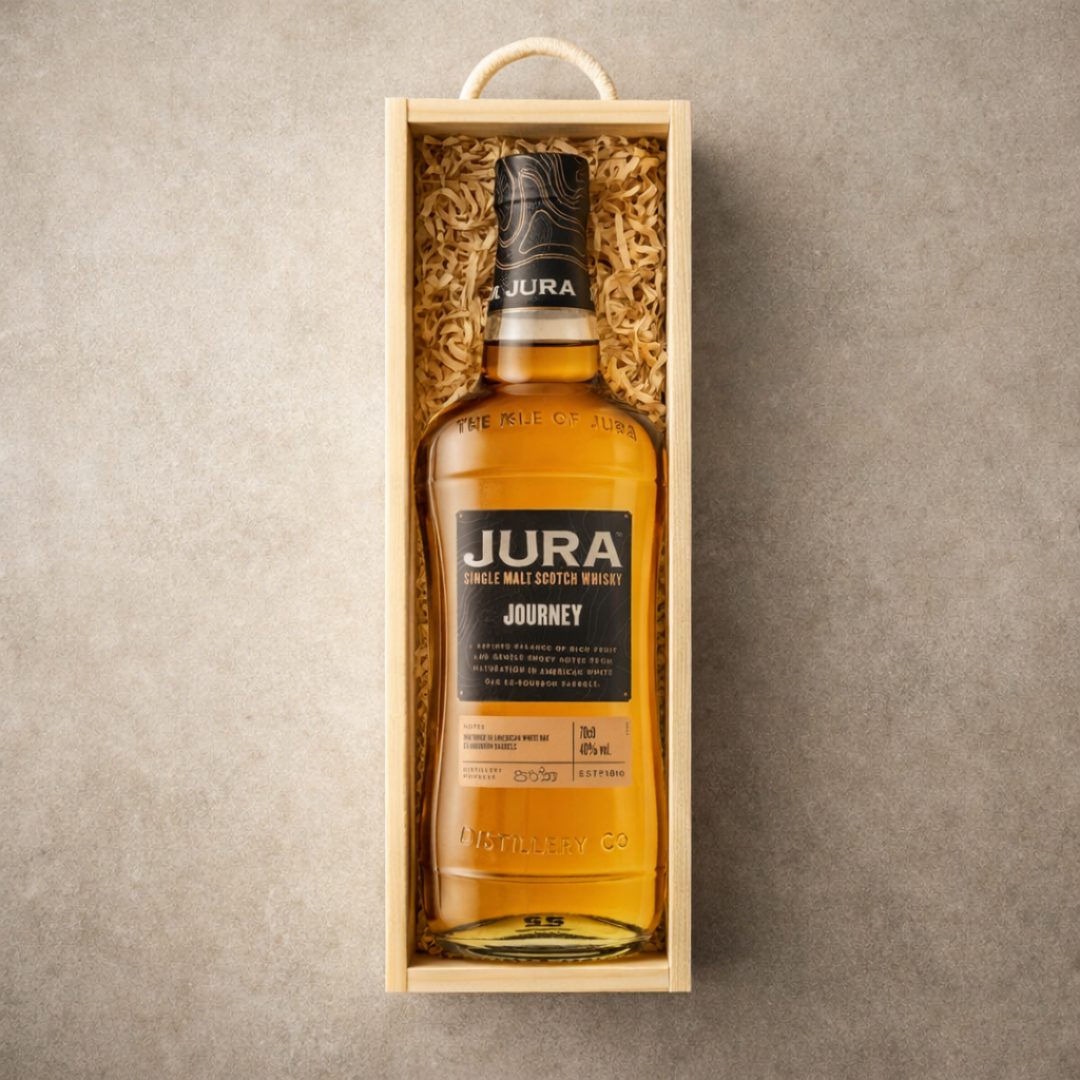Personalised Jura Single Malt Scotch Whisky Gift Set - 40% ABV (70cl)
