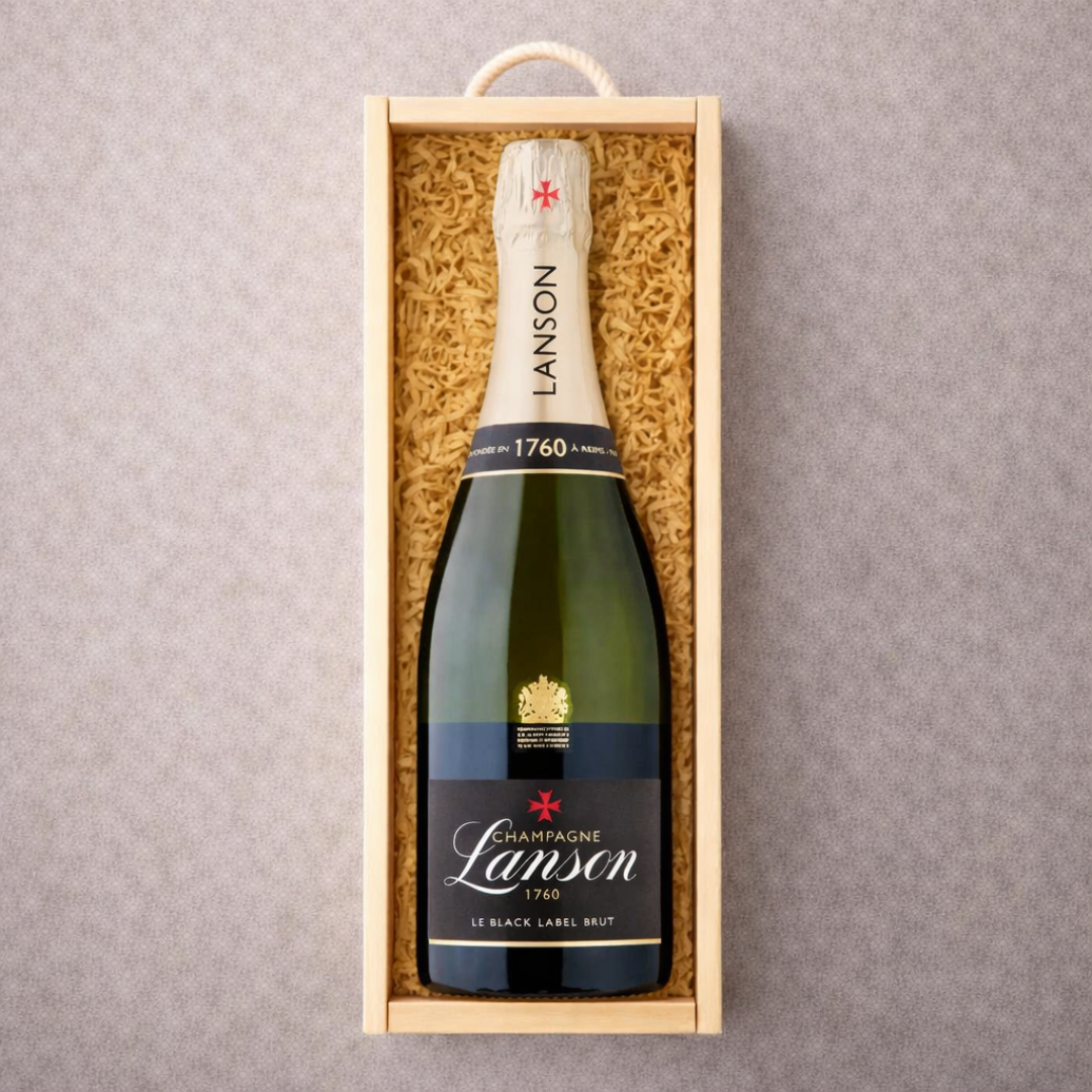 Personalised Lanson Champagne Gift Set – 75cl