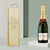 Personalised Moet &amp; Chandon Champagne Gift Set in Wooden Presentation Gift Box - 75cl - BEERHUNTER