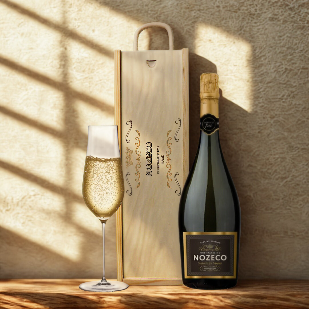 Personalised Nozeco Alcohol Free Gift Box -75cl