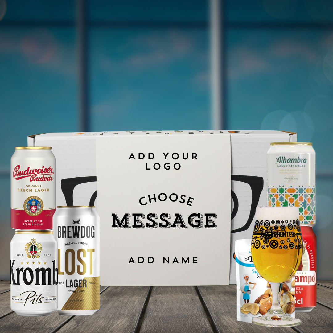 Personalised Premium Lager Corporate Beer Gift Set (5 x 330ml)