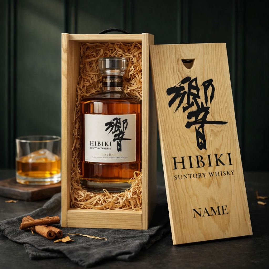 Personalised Suntory Hibiki Japanese Harmony Whisky Gift Set