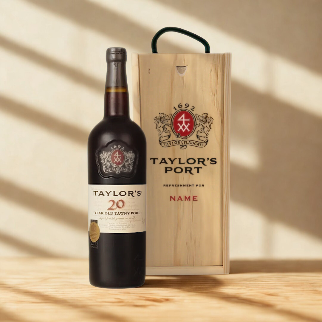 Personalised Taylor's 20 Year Old Tawny Port Gift Set - 70cl