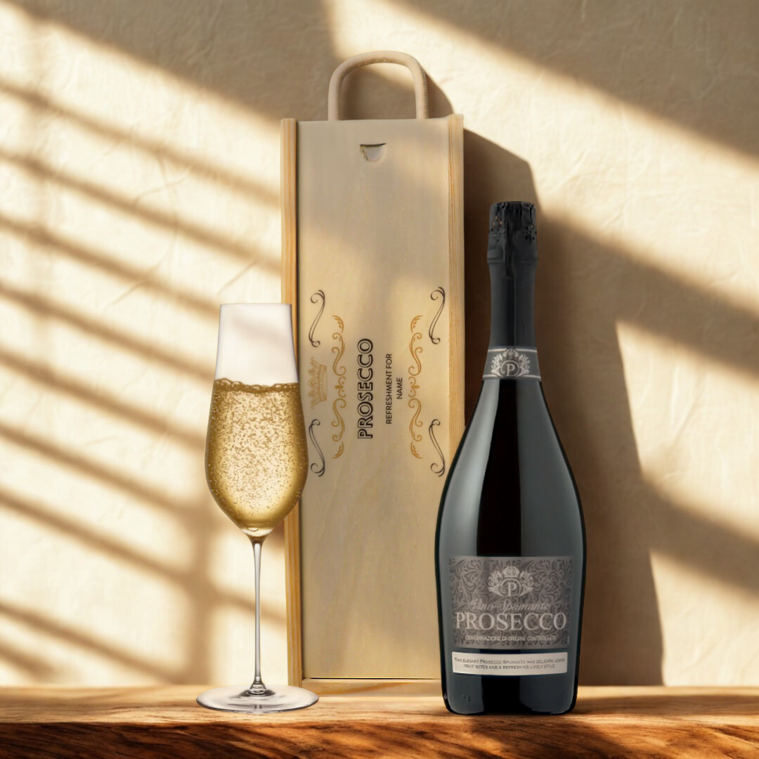 Personalised Vino Spumante Prosecco Gift Box