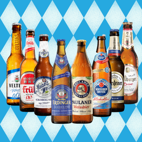 Oktoberfest Alcohol Free Mixed Beer Case Non Alcoholic Beer (8 Pack)