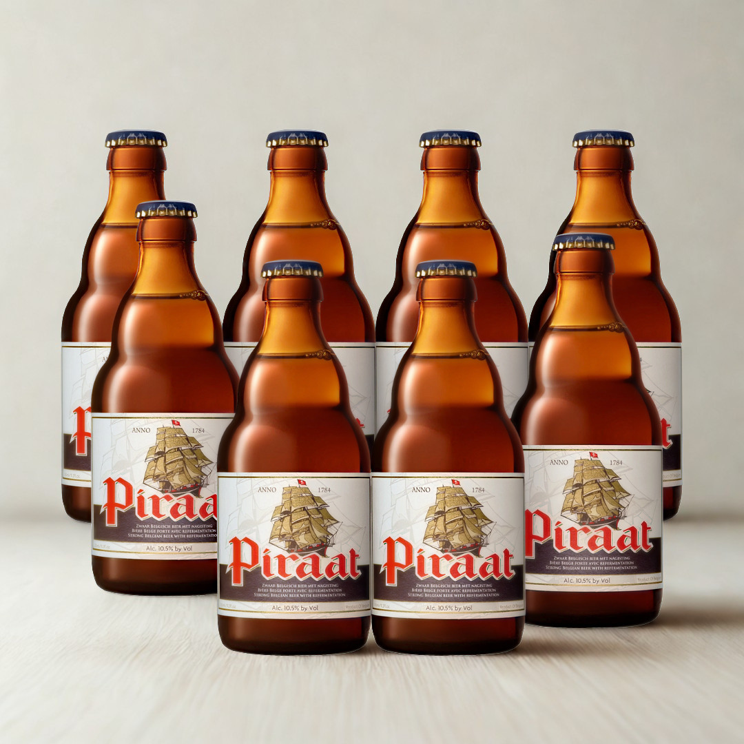 Piraat Belgian Golden Strong Ale 330ml Bottles - 10.5% (Multipack)