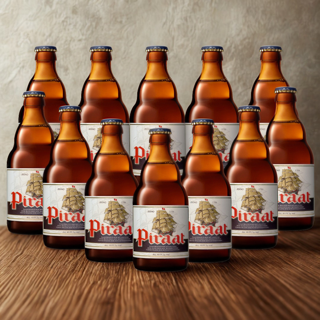 Piraat Belgian Golden Strong Ale 330ml Bottles - 10.5% (Multipack)