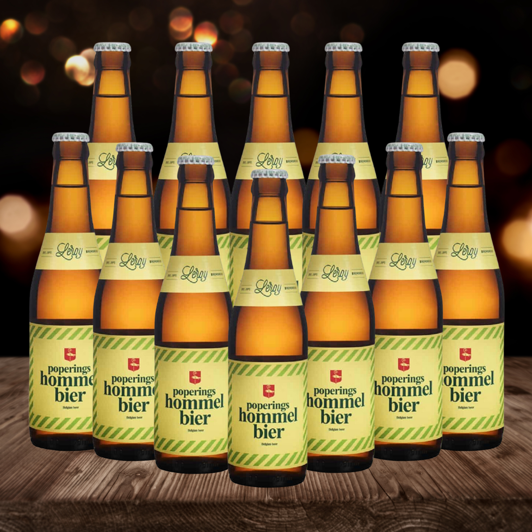 Poperings Hommelbier Belgian IPA 250ml Bottles - 7.5% ABV (12 Pack) - BEERHUNTER