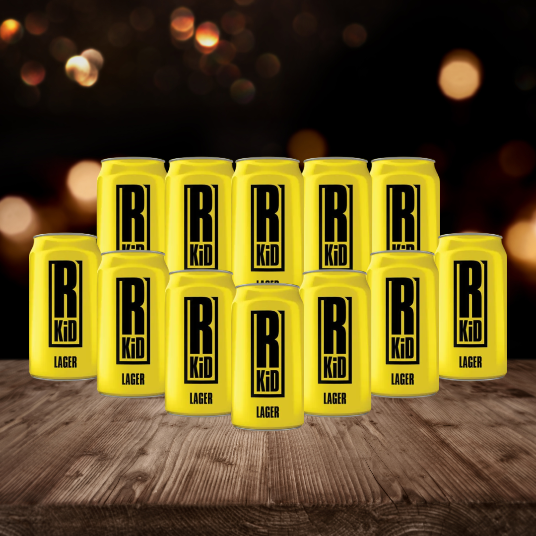RKiD Brewery British Lager 330ml Cans - 4.0% ABV (12 Pack)
