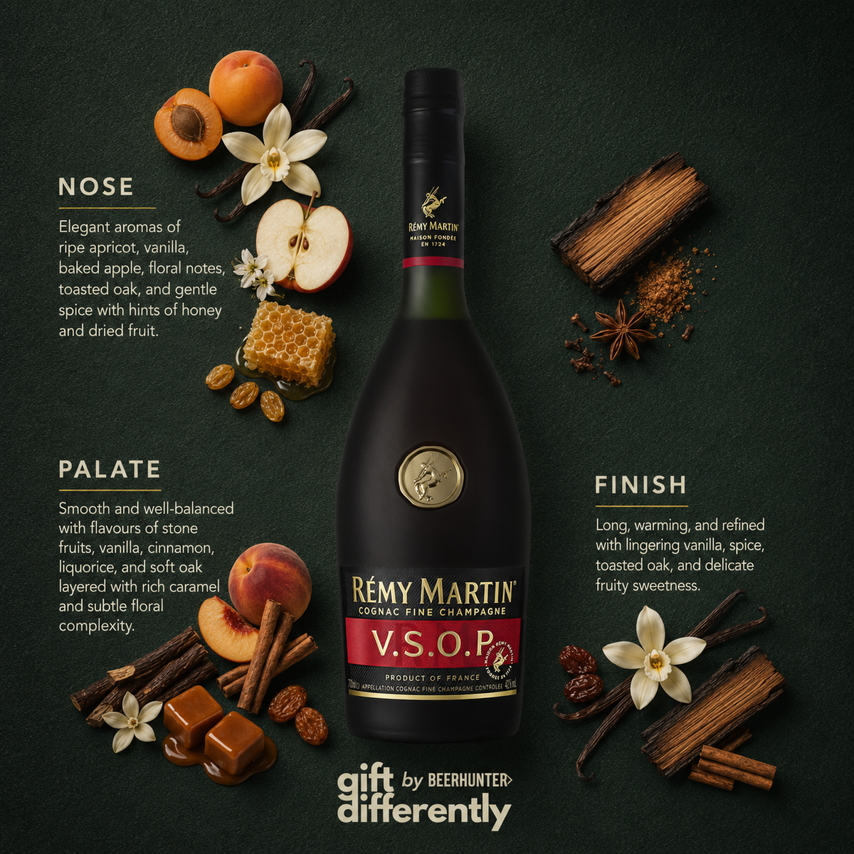 Personalised Remy Martin VSOP Cognac Champagne Gift Set with Glasses