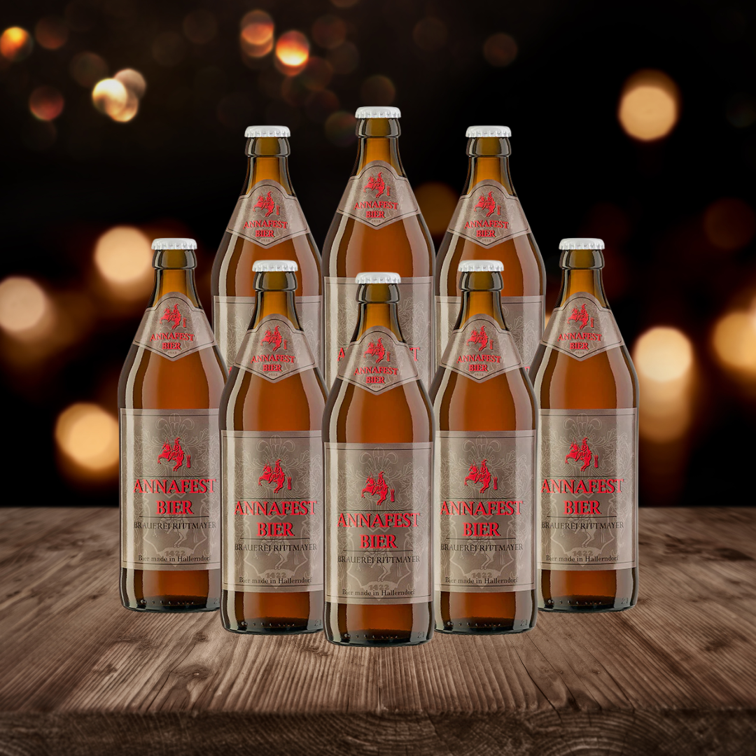 Rittmayer Annafest Festbier German 500ml Bottles - 5.8% ABV (8 Pack) - BBD: 28/02/2026