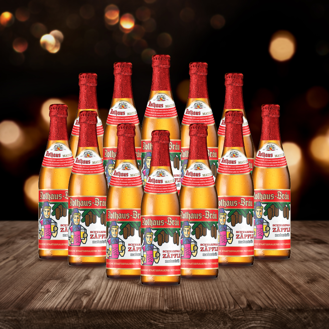 Rothaus German Schwarzwald Maidle Naturtrüb 330ml Bottles - 5.1% ABV (12 Pack)