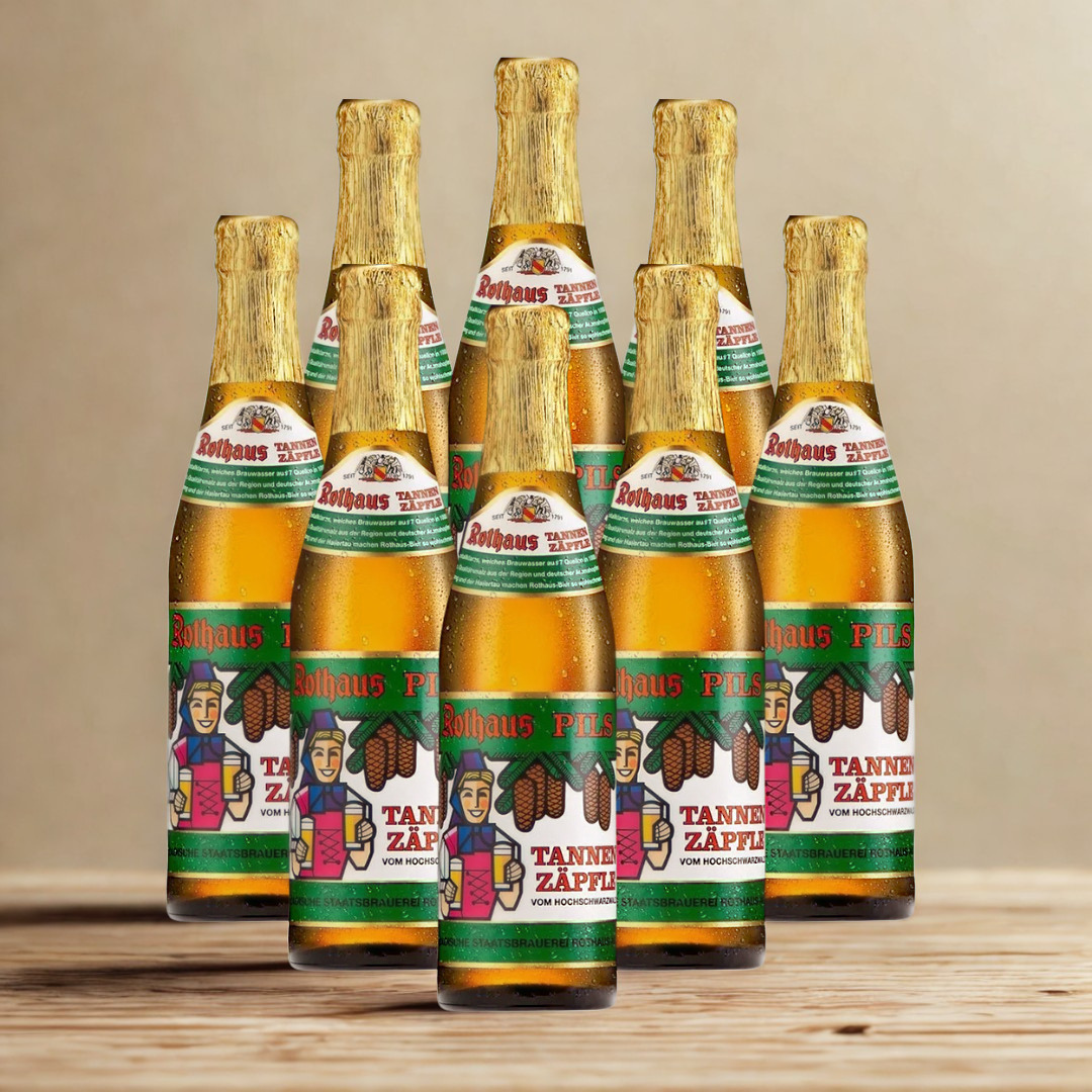 Rothaus German Tannenzäpfle Pils 330ml Bottles - 5.1% ABV (Multipack)