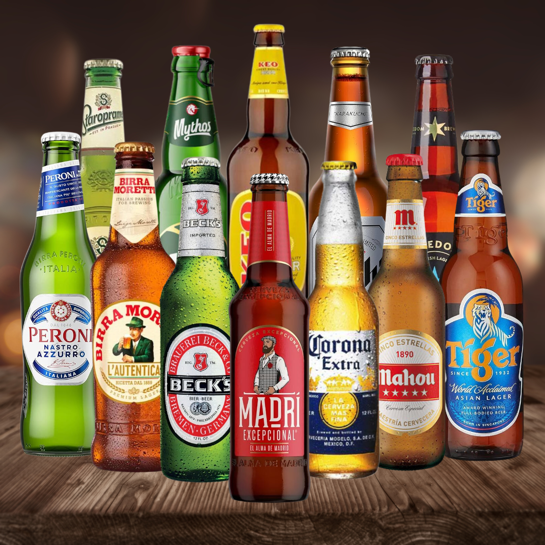 Shop Round the World Lager Mixed Case – 12 Global Beers | Online UK ...