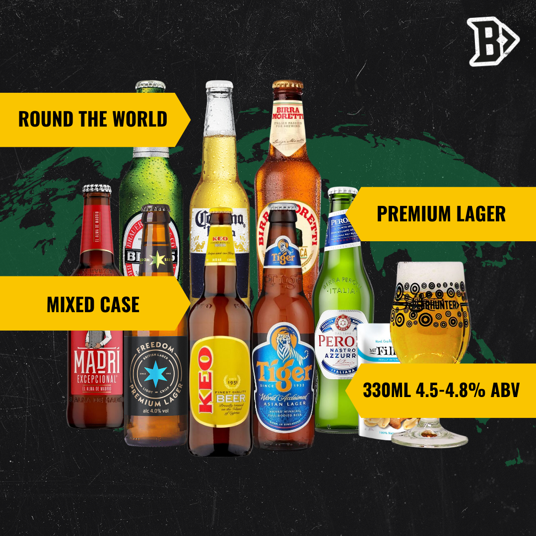 Round the World Premium Lager Mixed Case (8 Pack) - BEERHUNTER