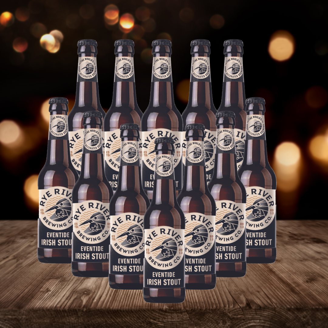 Rye River Eventide Stout 330ml Bottles - 4.5% ABV (12 Pack)