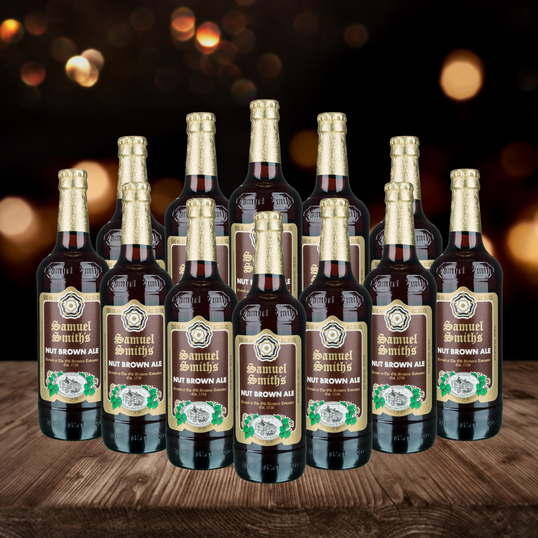 Samuel Smith's Nut Brown Ale 355ml Bottles - 5.0% ABV (12 Pack)