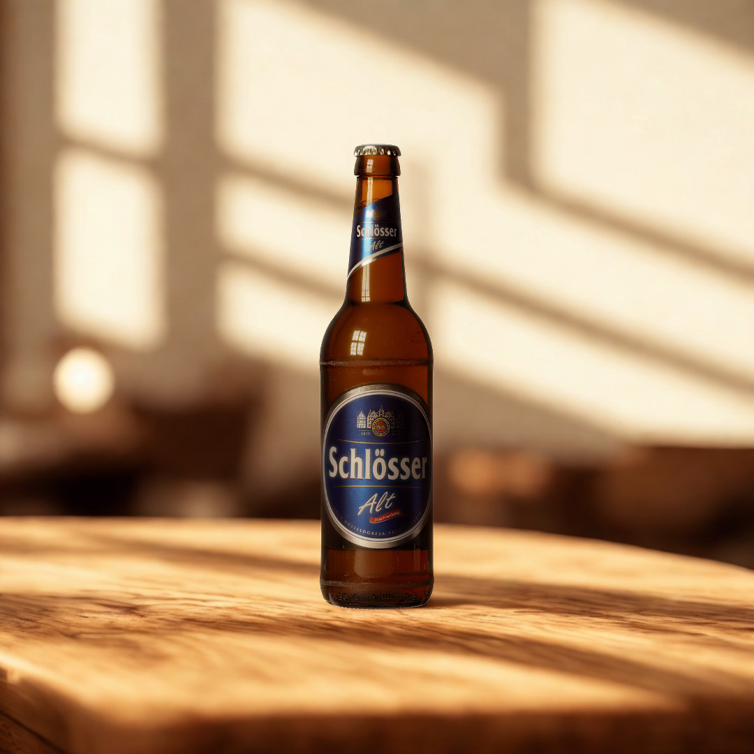 Schlosser Alt German Altbier with Branded Glass - 4.8% ABV (8 pack)