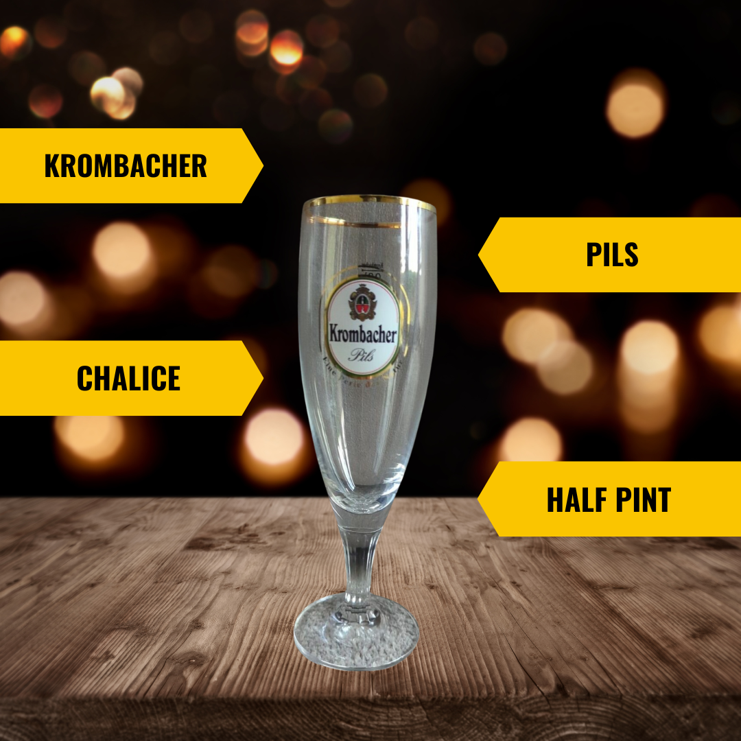 Krombacher Half Pint Glass