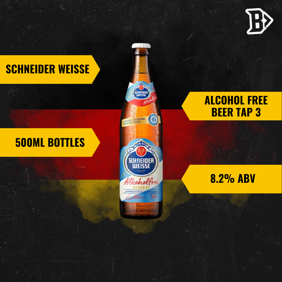 Schneider Weisse Alkoholfrei Tap 3 German Low Alcohol Beer 500ml Bottles - 0.5% ABV (12 Pack) - BEERHUNTER